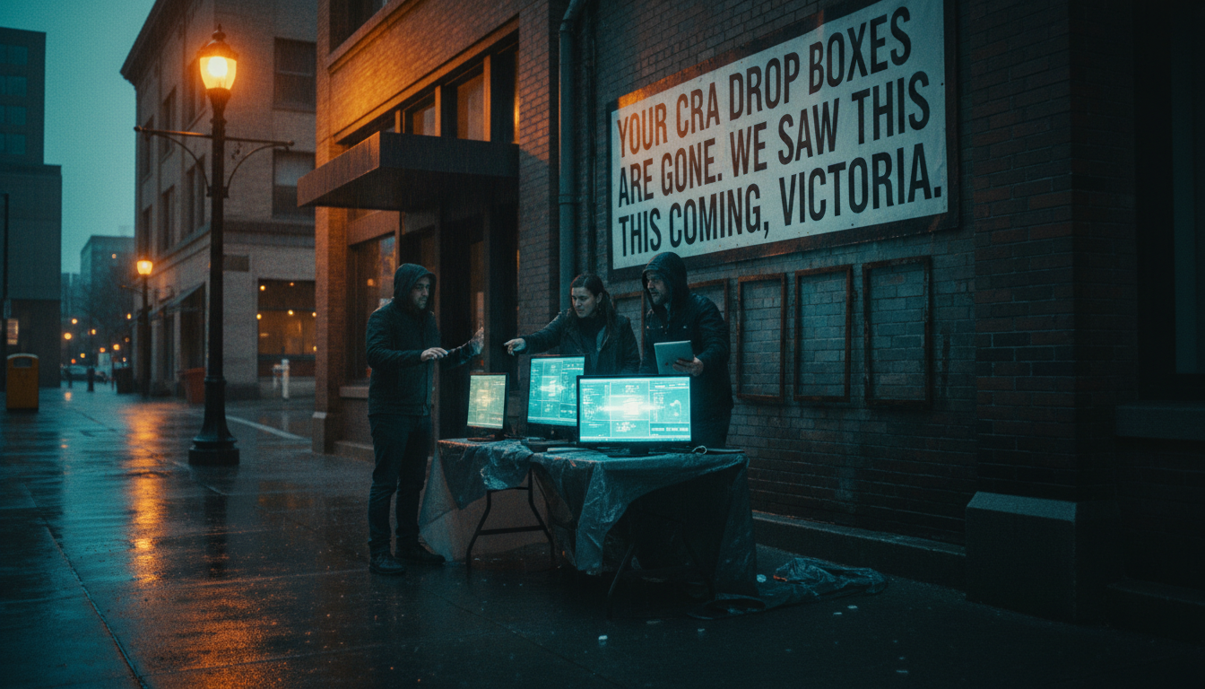 Your CRA drop boxes are gone. We saw this coming, Victoria.