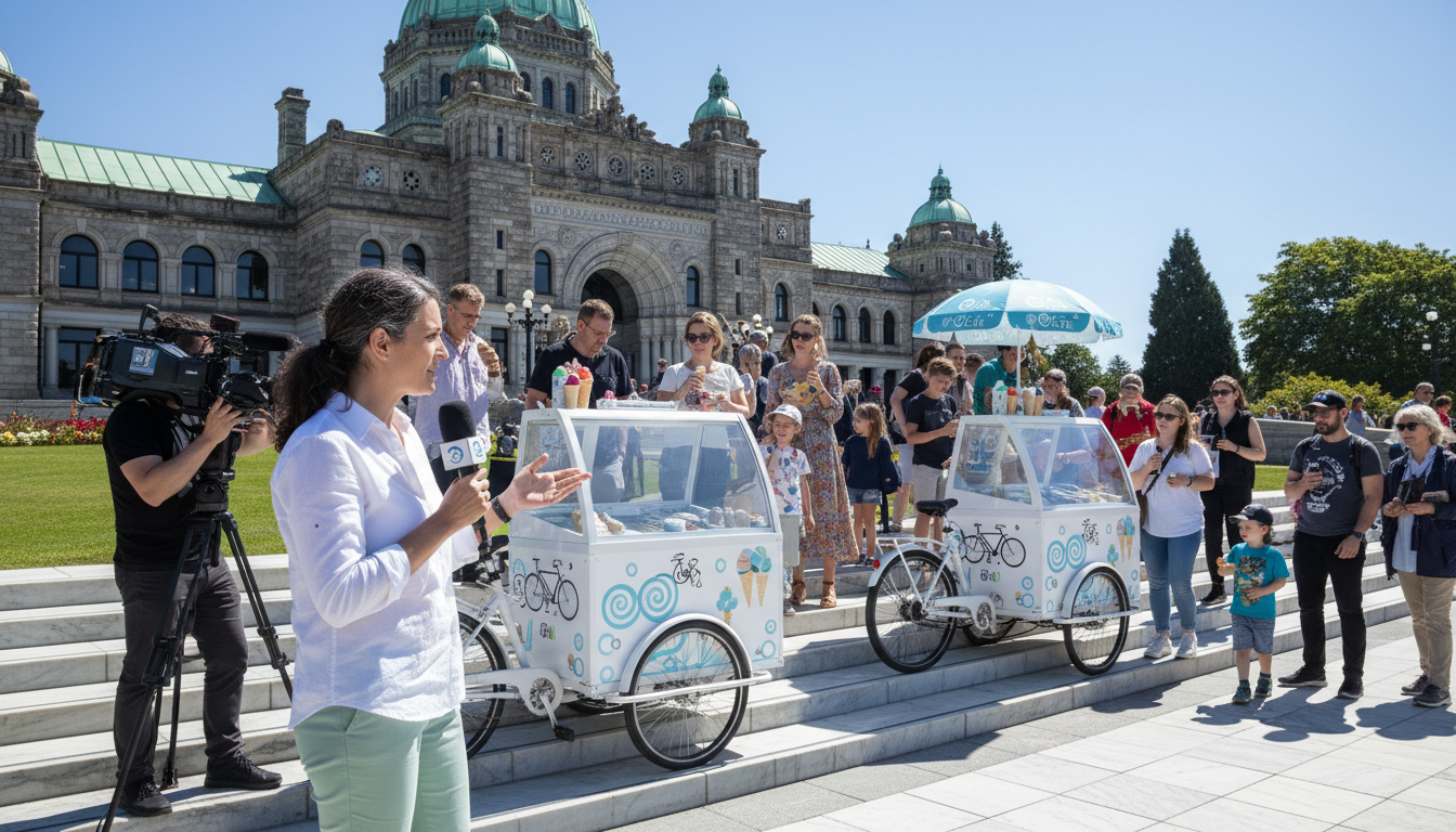 Victoria just got two new bike ice cream vendors. Are you ready?