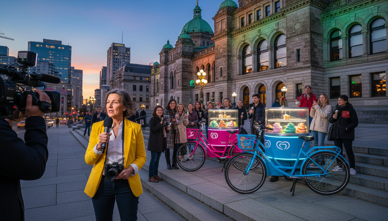 Your city hall just licensed two new Hazel's ice cream bikes