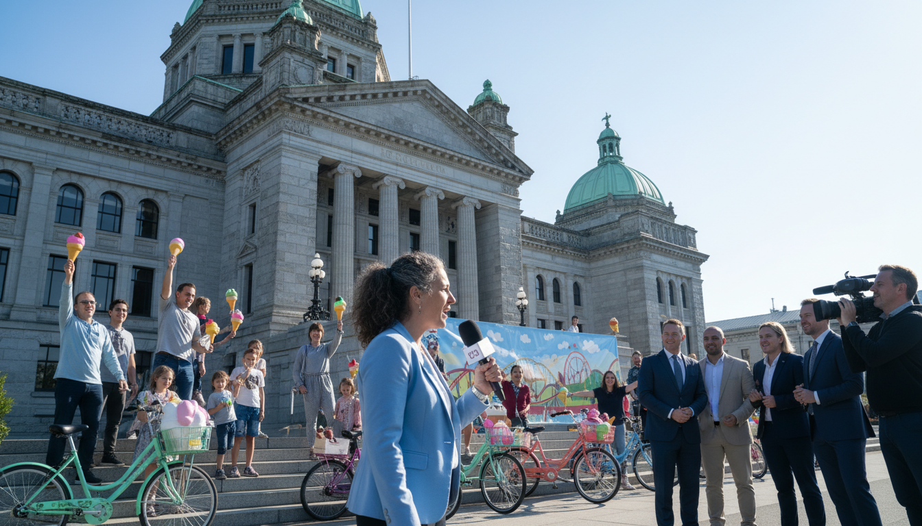 Your city just approved more ice cream bikes and an amusement centre.