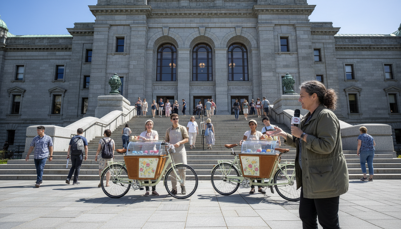 Your summer just got two new bicycle ice cream vendors