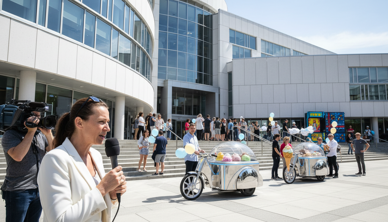 Your city hall just licensed a new arcade and two ice cream bikes