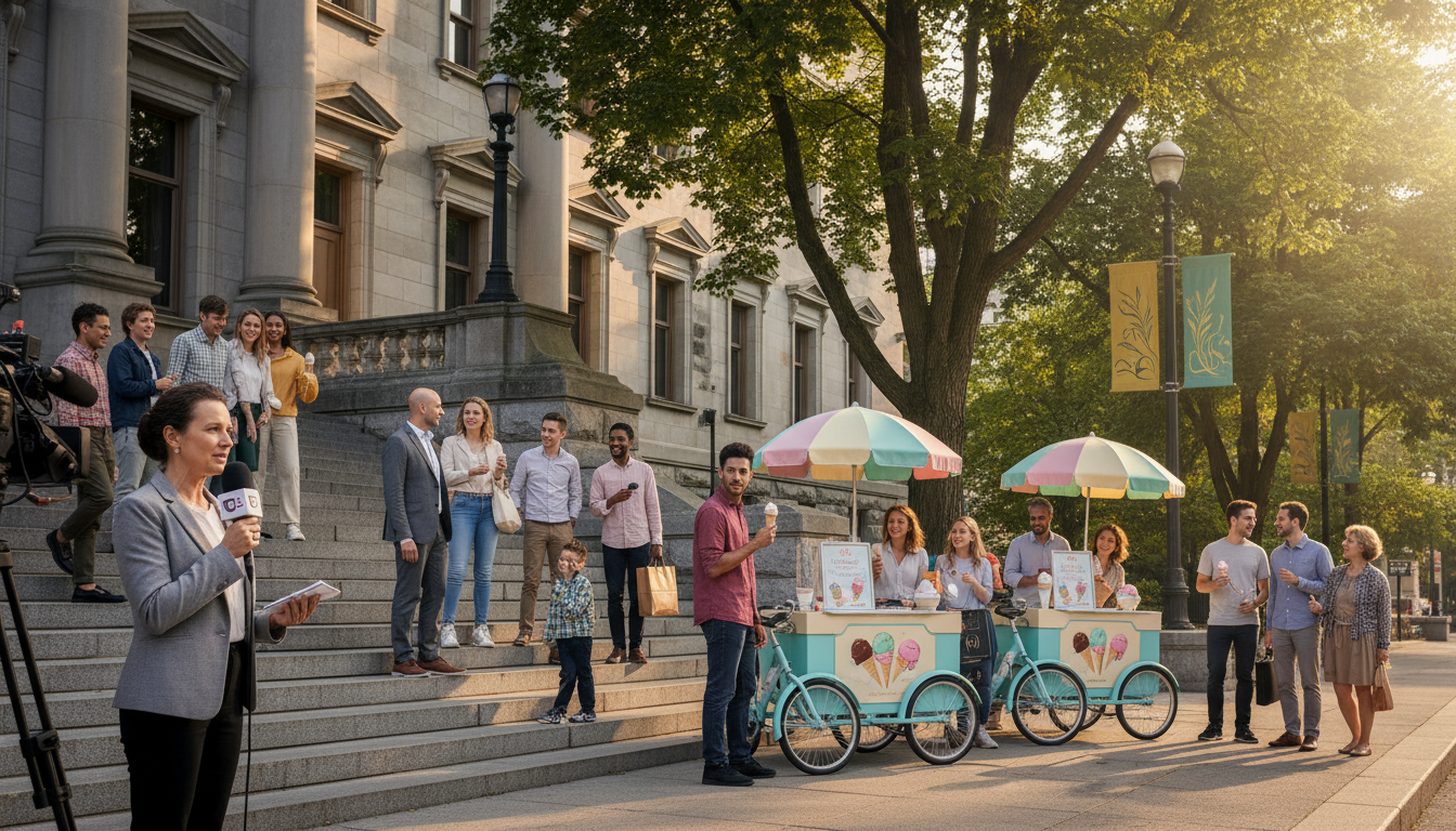 Your city just got two new ice cream bikes. For real.