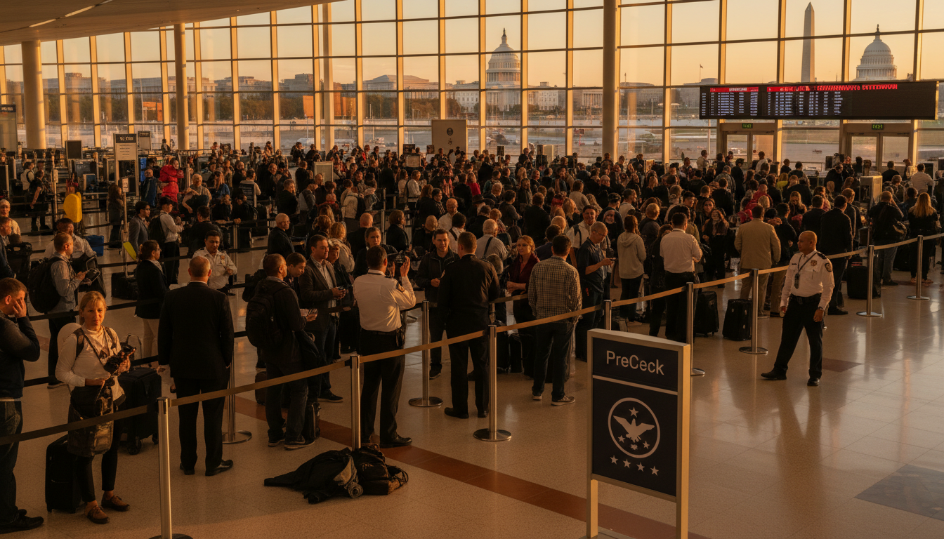 Your PreCheck won't help if D.C. shuts down.