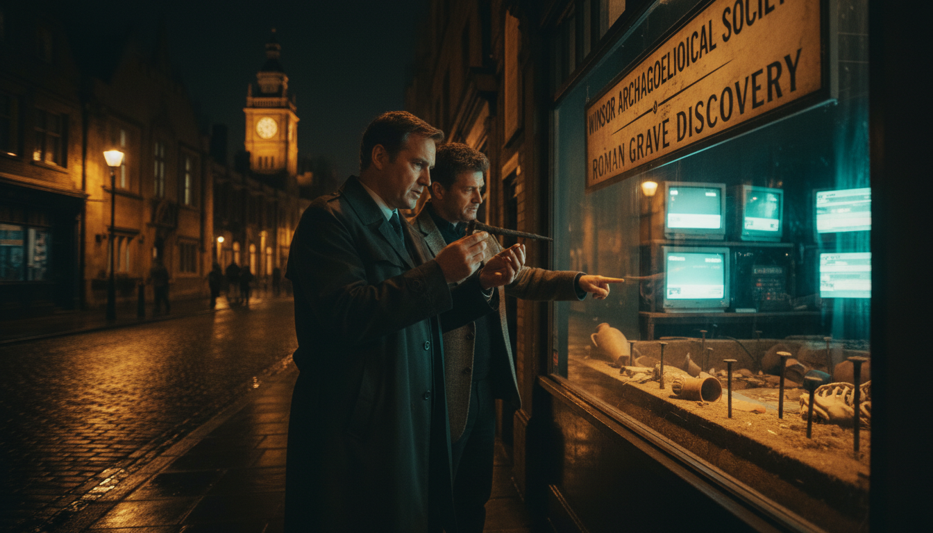 They found nails in ancient Roman graves. Seriously, nails!