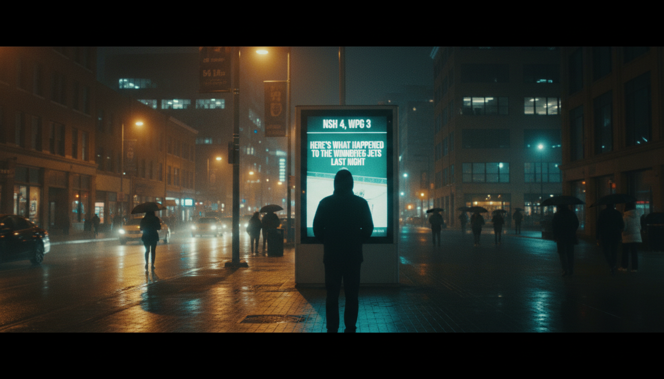 Here's what happened to the Winnipeg Jets last night (NSH 4, WPG 3)