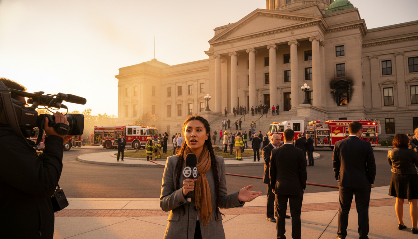 A fire at your Legislature. What happened?
