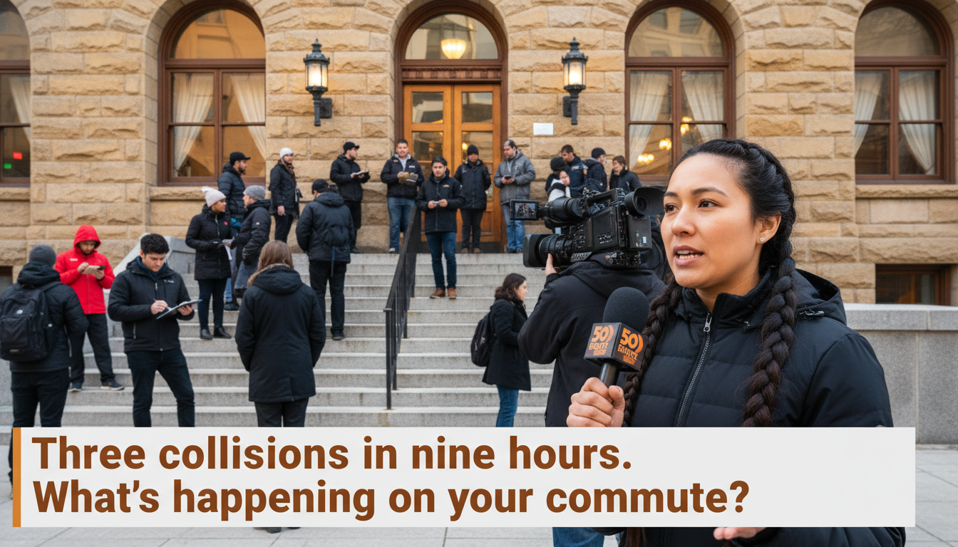 Three collisions in nine hours. What's happening on your commute?